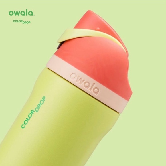 BNWT Owala Limited Edition Flower Power Color Drop FreeSip 24oz Water Bottle - Picture 2 of 9